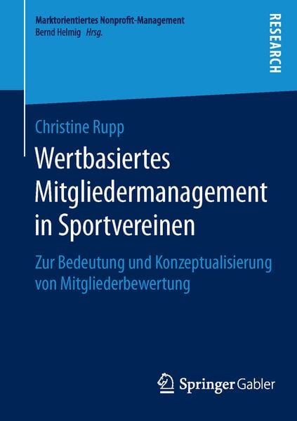 Produktbild: Wertbasiertes Mitgliedermanagement in Sportvereinen