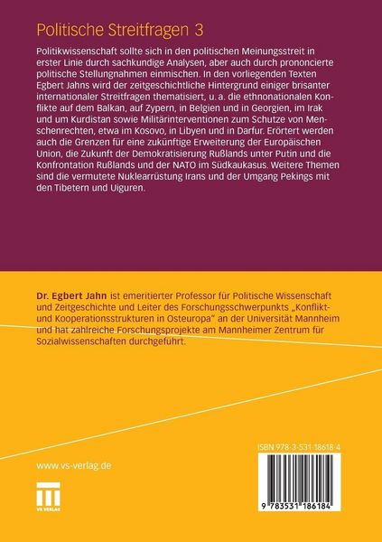 Produktbild: Politische Streitfragen