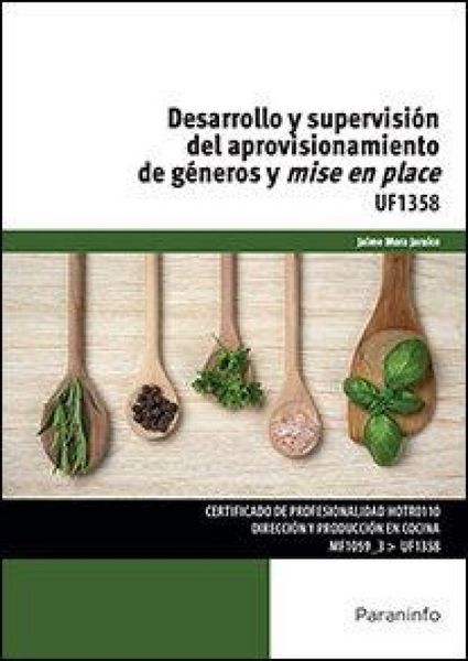 Produktbild: Desarrollo y supervisi&oacute;n del aprovisionamiento de g&eacute;neros y mise en place