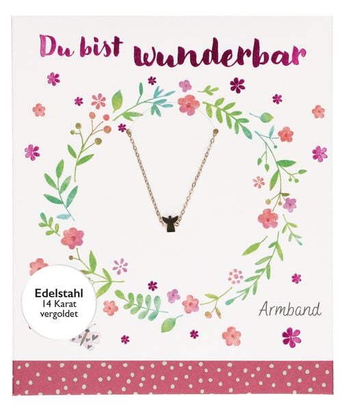 Produktbild: Edelstahl-Armband - Du bist wunderbar