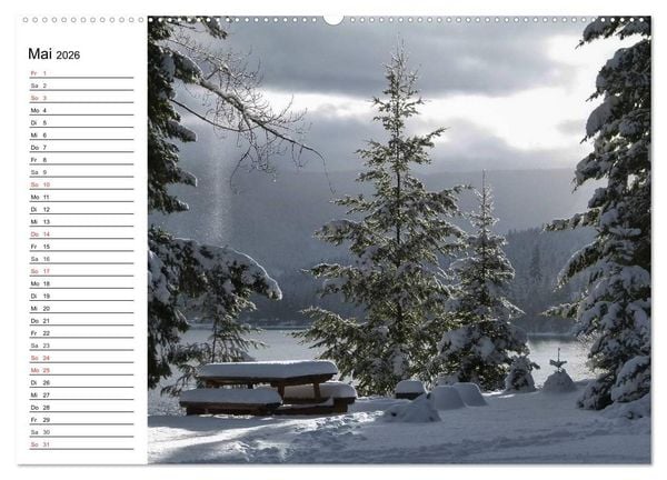 Produktbild: Winterm&auml;rchen. Landschaften im Schnee (Wandkalender 2026 DIN A2 quer), CALVENDO Monatskalender