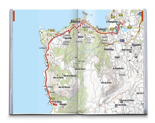 Produktbild: KOMPASS Wanderf&uuml;hrer Jakobsweg Portugal &ndash; Spanien, 25 Etappen mit Extra-Tourenkarte