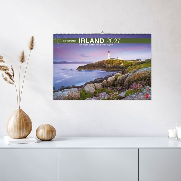 Produktbild: Irland Globetrotter Kalender 2027 - Von rauen K&uuml;sten und gr&uuml;nen H&uuml;geln