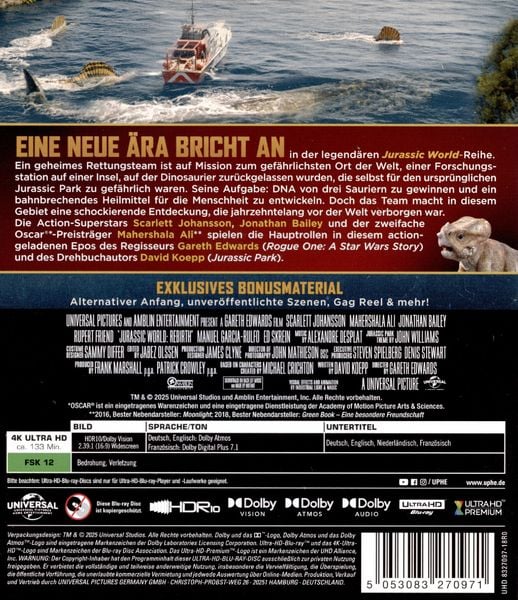 Produktbild: Jurassic World: Die Wiedergeburt (4K Ultra HD)