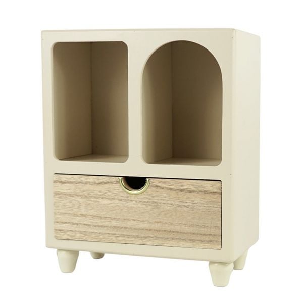 Produktbild: HTI-Living Minikommode mit Schublade MDF Aufbewahrungsschrank mit offenen F&auml;chern