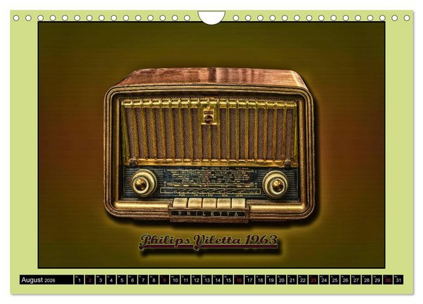 Produktbild: RADIO LEGENDEN (Wandkalender 2026 DIN A4 quer), CALVENDO Monatskalender
