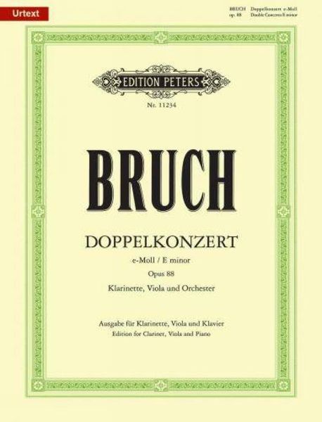 Produktbild: Bruch, M: Double Concerto in E Minor Op. 88 (Solo Part for V