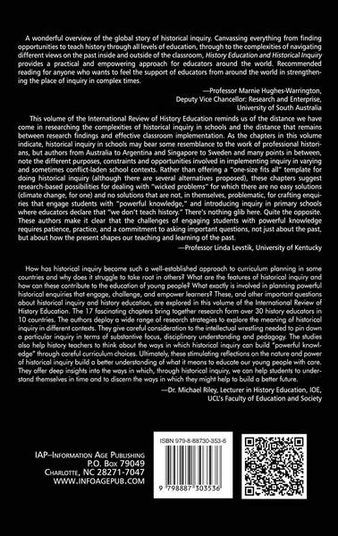 Produktbild: History Education and Historical Inquiry