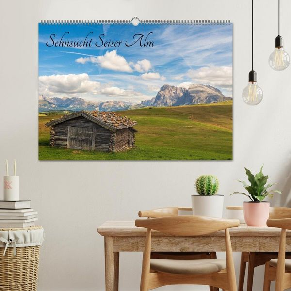 Produktbild: Sehnsucht Seiser Alm (Wandkalender 2027 DIN A2 quer), CALVENDO Monatskalender