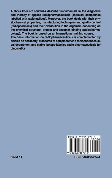 Produktbild: Principles of Radiopharmacology