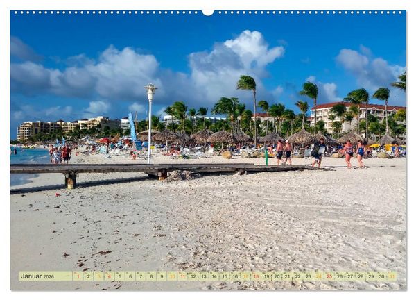 Produktbild: Reise in die Karibik - von den Bahamas bis Aruba (Wandkalender 2026 DIN A2 quer), CALVENDO Monatskalender