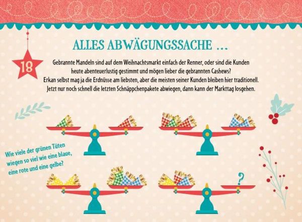 Produktbild: 24 knifflig-coole Weihnachtsr&auml;tsel