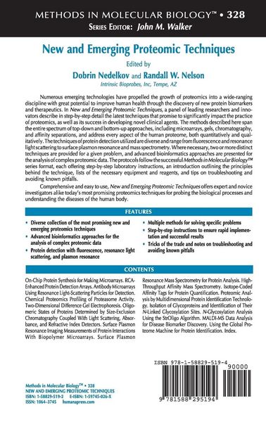 Produktbild: New and Emerging Proteomic Techniques