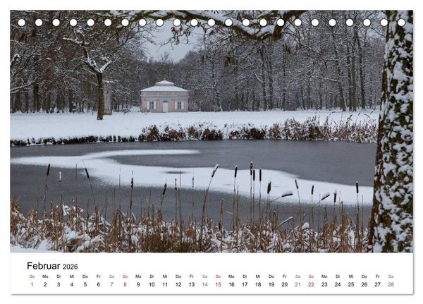Produktbild: Fasanerie - sch&ouml;nstes Barockschloss Hessens (Tischkalender 2026 DIN A5 quer), CALVENDO Monatskalender