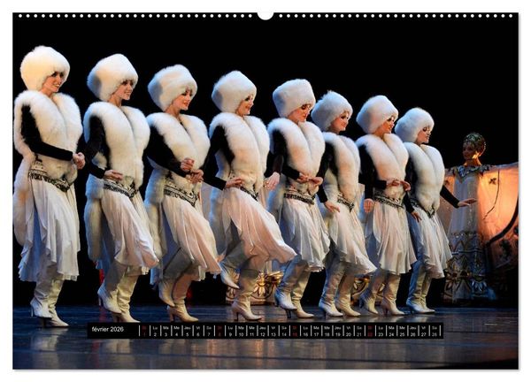 Produktbild: Danses de l'&acirc;me russe (Calendrier mural 2026 DIN A2 vertical) calendrier de bureau