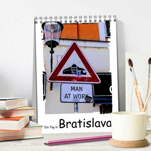 Produktbild: Ein Tag in Bratislava (Tischkalender 2026 DIN A5 hoch), CALVENDO Monatskalender