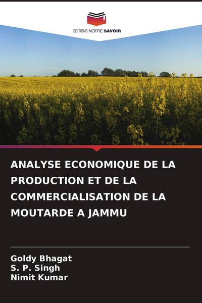 Produktbild: Analyse Economique De La Production Et De La Commercialisation De La Moutarde a Jammu