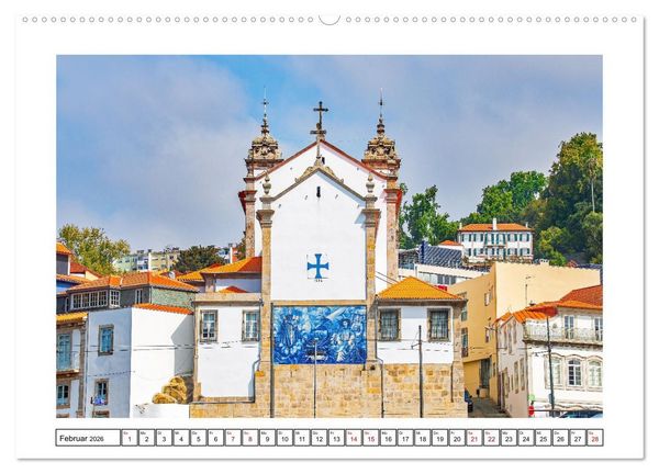 Produktbild: Porto - Stadt am Rio Douro (Wandkalender 2026 DIN A2 quer), CALVENDO Monatskalender
