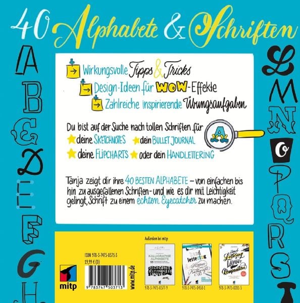 Meine 40 besten Alphabete für Sketchnotes, Flipcharts & mehr