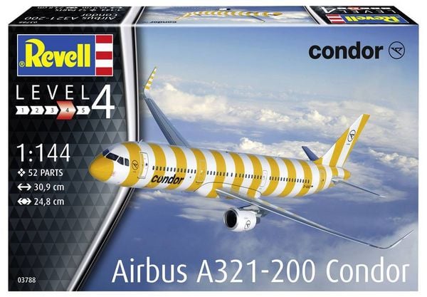 Produktbild: Revell 03788 Airbus A321-200 Condor Flugmodell Bausatz 1:144