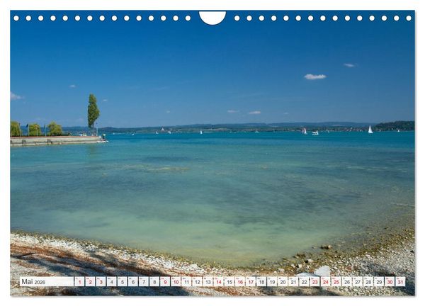 Produktbild: Bodensee - Traumlandschaften am Wasser (Wandkalender 2026 DIN A4 quer), CALVENDO Monatskalender