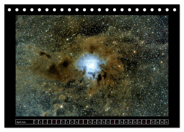 Produktbild: Astro-Kalender - Deep Sky und Landschaften (Tischkalender 2026 DIN A5 quer), CALVENDO Monatskalender