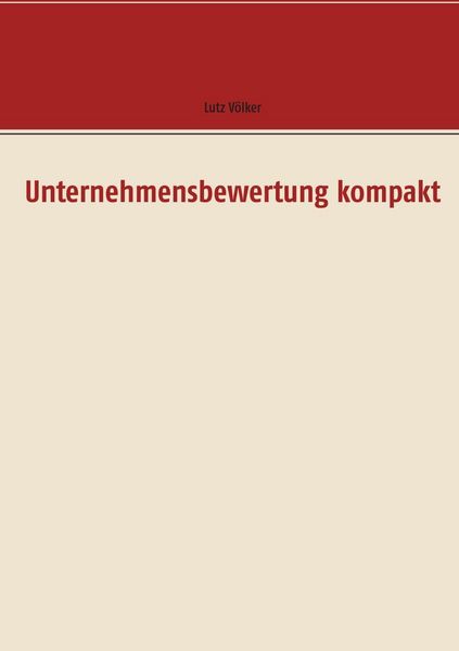 Produktbild: Unternehmensbewertung kompakt