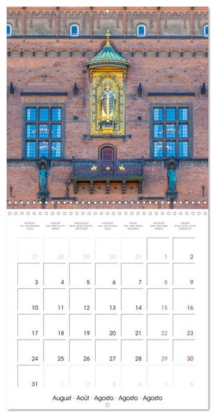 Produktbild: COPENHAGEN Highlights (Wall Calendar 2026 12 &times; 12 Inch) CALVENDO 12 Month Wall Calendar