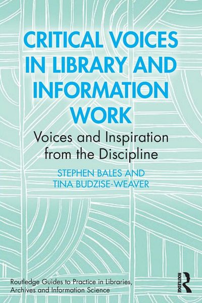 Produktbild: Critical Voices in Library and Information Work