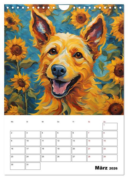 Produktbild: Hundezauber (Wandkalender 2026 DIN A4 hoch), CALVENDO Monatskalender