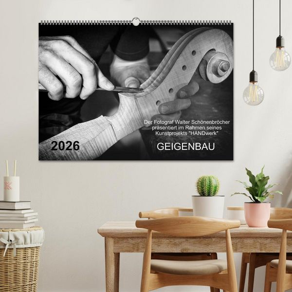 Produktbild: Geigenbau (Wandkalender 2026 DIN A2 quer), CALVENDO Monatskalender