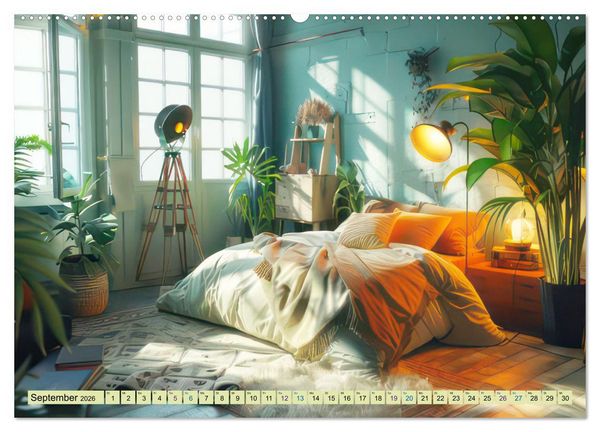 Produktbild: Gem&uuml;tlichkeit mit Pflanzen (hochwertiger Premium Wandkalender 2026 DIN A2 quer), Kunstdruck in Hochglanz