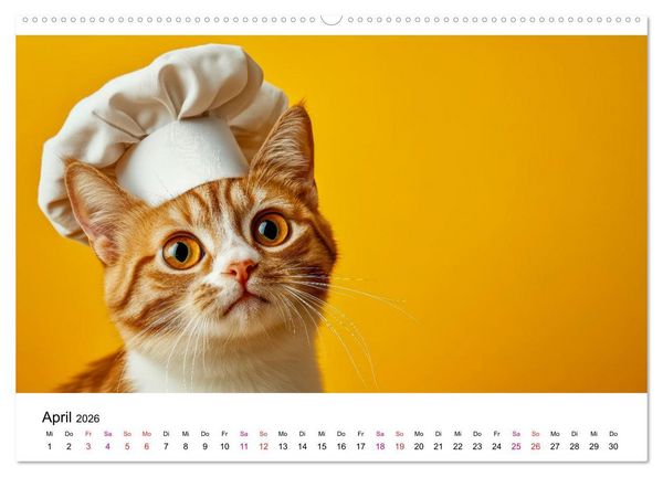 Produktbild: Kreativ Kalender - Tiere & eigene Ideen (hochwertiger Premium Wandkalender 2026 DIN A2 quer), Kunstdruck in Hochglanz