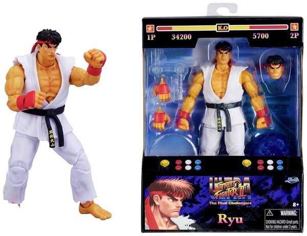 'JADA TOYS Street Fighter II Ryu 6' Figure'