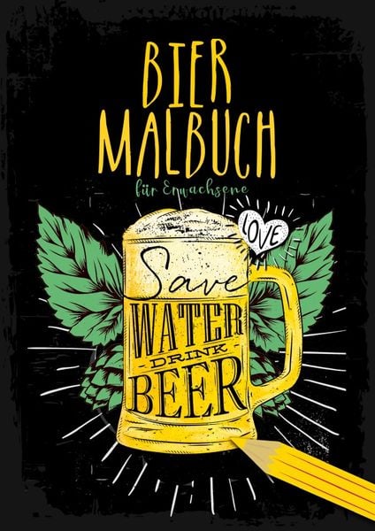 Bier Malbuch für Erwachsene