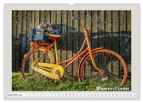Produktbild: Das Fahrrad als ... (hochwertiger Premium Wandkalender 2026 DIN A2 quer), Kunstdruck in Hochglanz