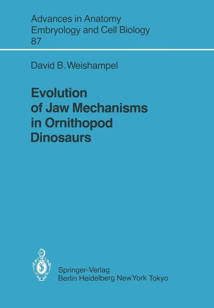 Produktbild: Evolution of Jaw Mechanisms in Ornithopod Dinosaurs