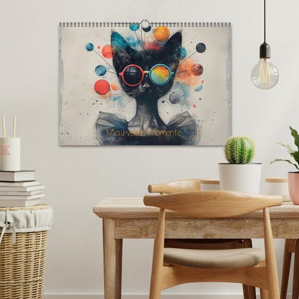 Produktbild: Miau-velous Momente (Wandkalender 2026 DIN A3 quer), CALVENDO Monatskalender