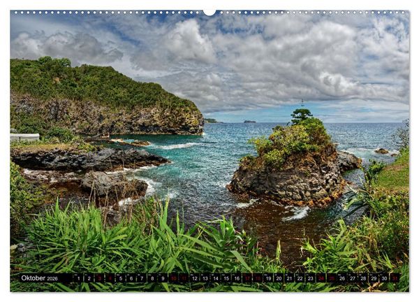 Produktbild: Sao Miguel Azoren - Vulkanisch gepr&auml;gte Trauminsel im Atlantik (hochwertiger Premium Wandkalender 2026 DIN A2 quer), Kunstdruck in Hochglanz