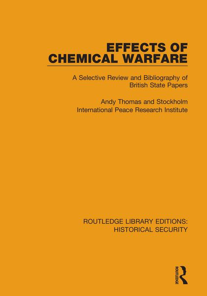 Produktbild: Effects of Chemical Warfare