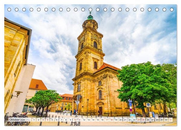 Produktbild: Erlangen Impressionen (Tischkalender 2026 DIN A5 quer), CALVENDO Monatskalender