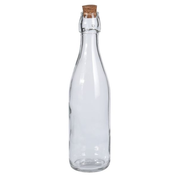 neuetischkultur FLASCHE GLAS 500 ML MIT KORKVERSCHLUSS 6 STK IM D
