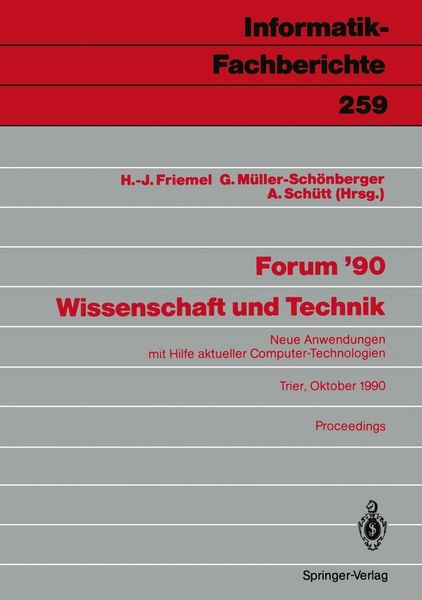 Produktbild: Forum '90 Wissenschaft und Technik