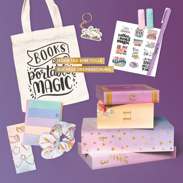 Produktbild: My Booklove Adventskalender - der einzigartige Adventskalender f&uuml;r Buchliebhaberinnen und Buchliebhaber
