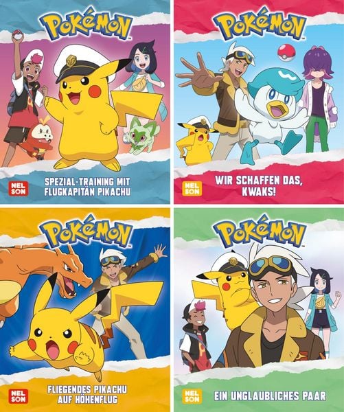 Produktbild: Nelson Mini-B&uuml;cher: Pok&eacute;mon: Pikachu 9&ndash;12 (Einzel/WWS)