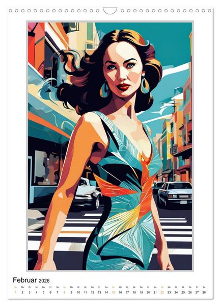 Produktbild: Modern Art Frauenbilder (Wandkalender 2026 DIN A3 hoch), CALVENDO Monatskalender