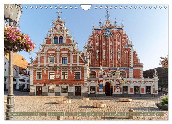 Produktbild: Via Baltica - eine Reise durch Estland, Lettland und Litauen (Wandkalender 2026 DIN A4 quer), CALVENDO Monatskalender