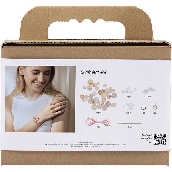 Produktbild: Creativ Company Mini Kreativ Set Schmuck, Halskette und Armband, Pink