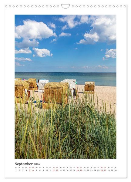 Produktbild: L&uuml;becker Bucht Seeb&auml;der an der Ostsee (Wandkalender 2026 DIN A3 hoch), CALVENDO Monatskalender