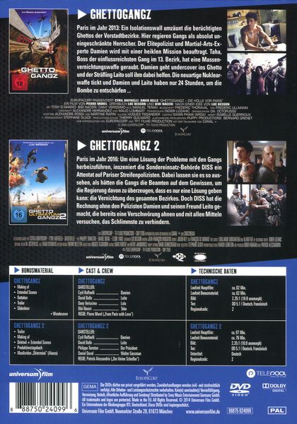 Produktbild: Ghetto Gangz 1+2 [2 DVDs]